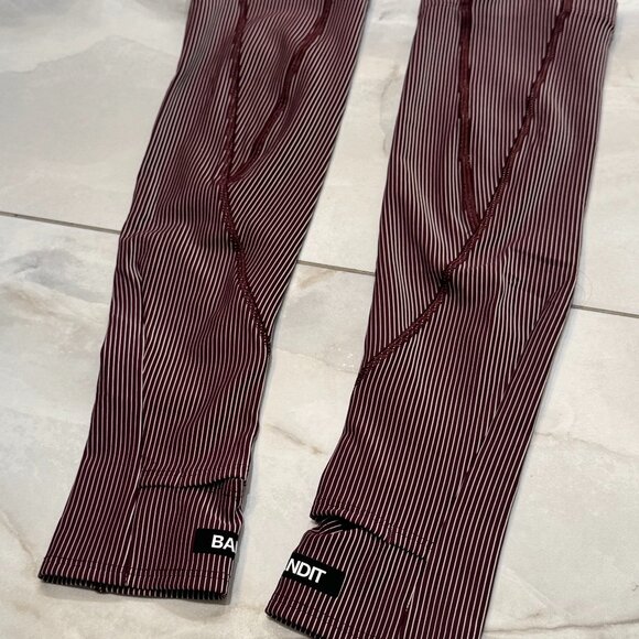 RARE/NEW Bandit Running Striped Cadence Compression Run Unisex Arm Sleeves Port - Picture 4 of 7